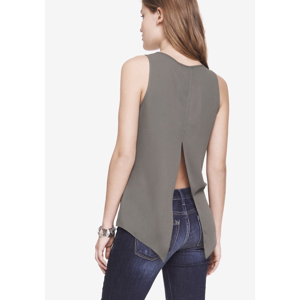 Express Split Back Top - Nwot